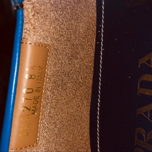 New in box Men’s Prada boat shoes size 8.5 - Picture 4 of 6